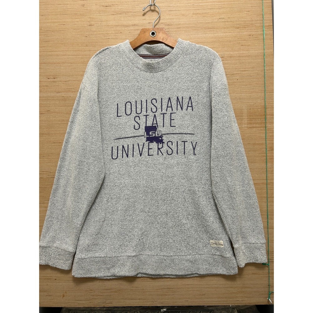 Comfy Terry LSU Louisiana State University Comfy‎ Terry Sweatshirt Grey Large
